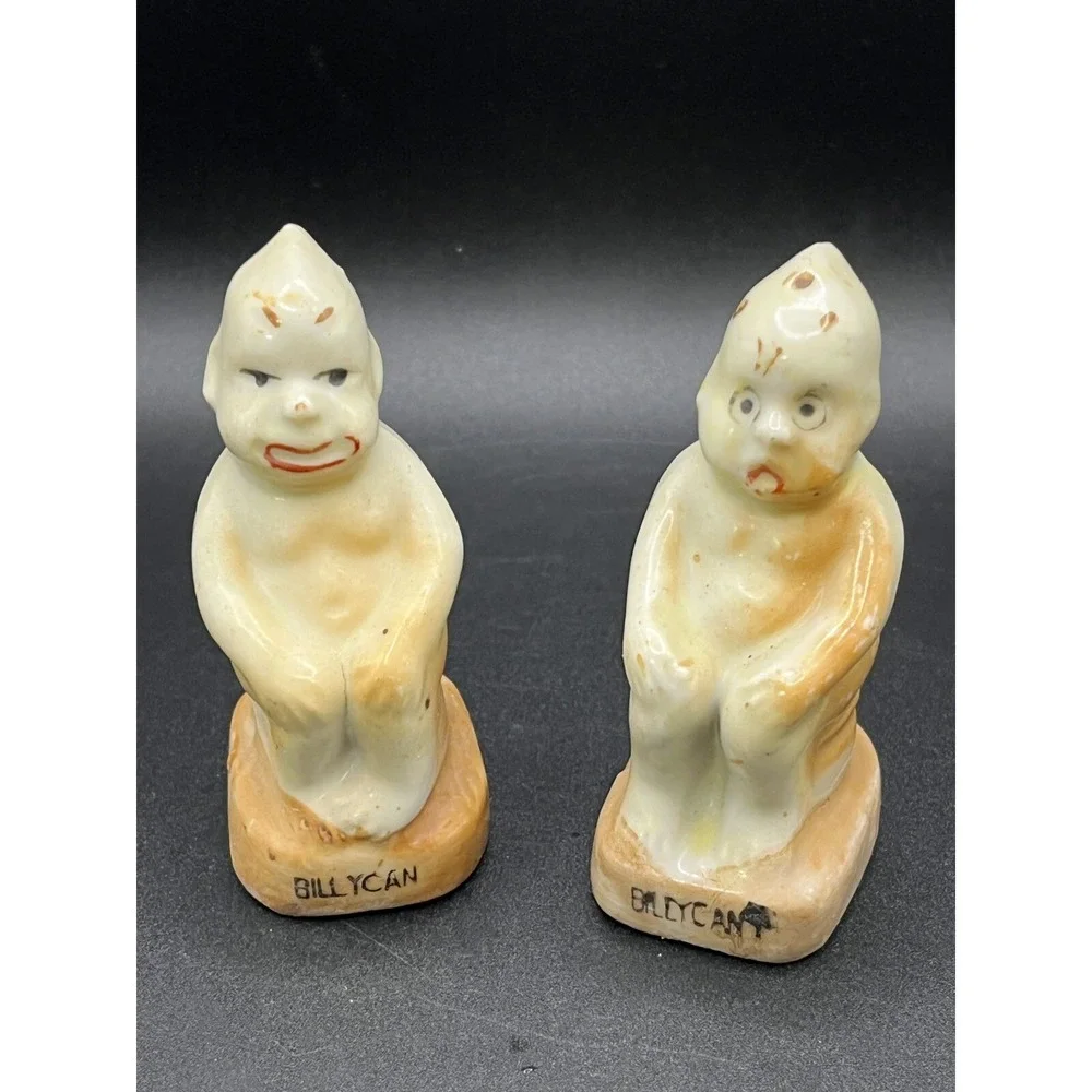 Vtg Billycan and Billycant Salt‎ & Pepper Shakers 1950s Made in Japan 3